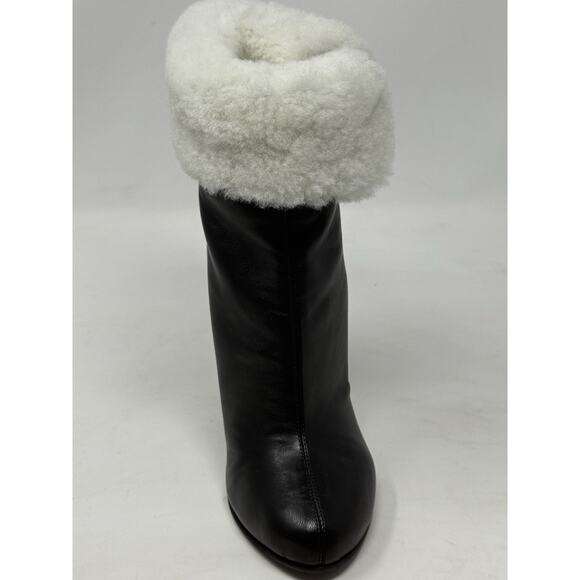 Giuseppe black leather ankle boots 36.5 6.5 - Picture 3 of 6